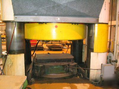 Loewy 6500 ton hydraulic marform press, model h