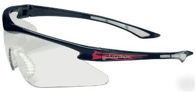 Olympic optical flame glasses - clear lens/blk frame