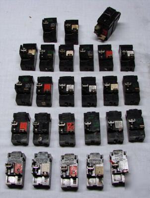 Pushmatic ite circuit breakers (lot of 26) 70 amp main
