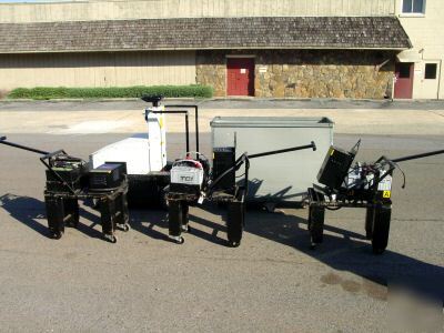 Tci mfg. battery tugger cart and accessories