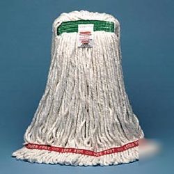 Web foot shrinkless wet mop heads-rcp A212 whi