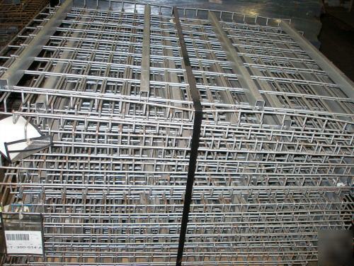 Used upick industrial shelving complete