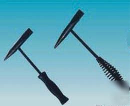 Chipping hammer rubber or spring handle slag removal