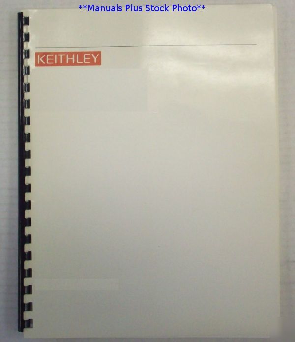 Keithley 177 op/service manual - $5 shipping 