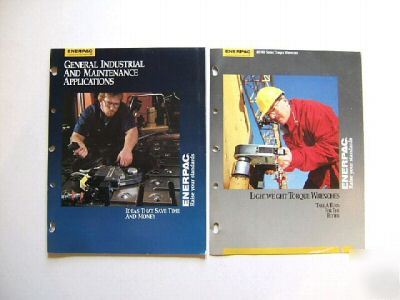 2 enerpac catalogs-torque wrenches & general industrial