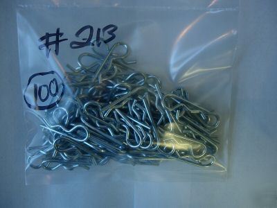 #213 hair pin bridge cotter hitch pins clips zinc clip 