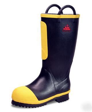 Black diamond fire boots, rubber (kevlar), size 8.5 nwt