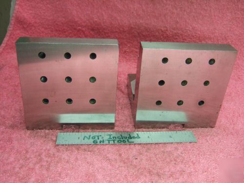 Angle plate matched pair toolmakr hard ground 30*-45*