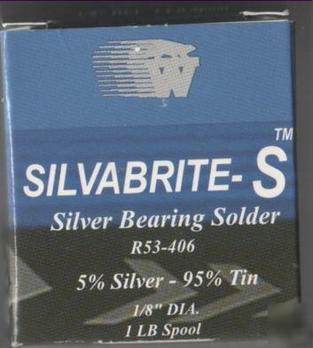 Silvabrite silver bearing solder 
