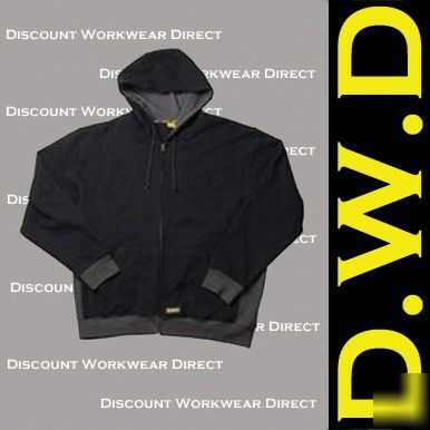 Dewalt grey/black hooded sweater - large