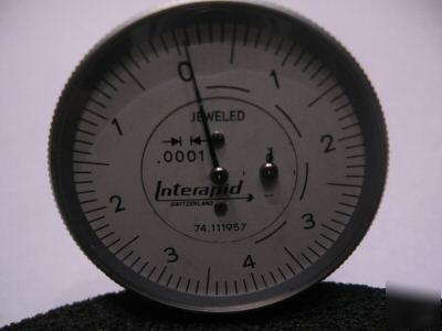 Interapid dial indicator 0.0001