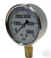 Sewer jetter gauge pressure gauge water gauge hydro jet