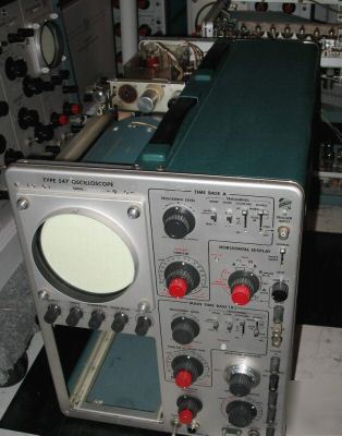 Tektronix oscilloscope 547 front panel and all covers