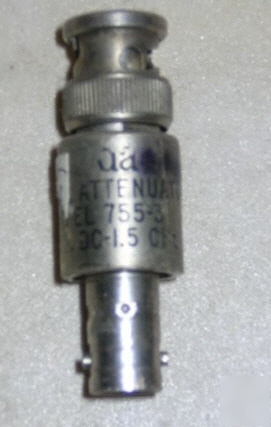 Narda attenuator 755-3 dc to 1.5GHZ