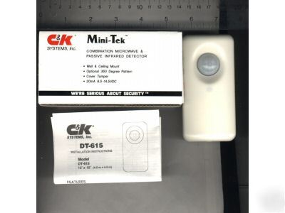 New lot of 60 c&k mini-tek dt-615 burglar alarm- in box