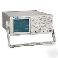 Protek 6020 - 20MHZ dual trace oscilloscope with alt-ma