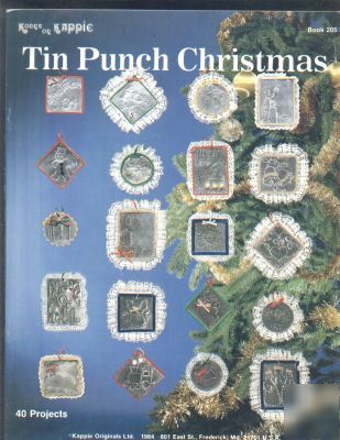 Tin/metal punching christmas ORNAMENT1984 pattern book
