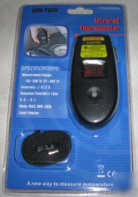 New cen-tech infrared thermometer & laser pointer