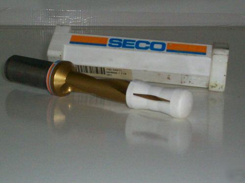 New seco carboloy carbide tip drill SD35 coolant.7344 