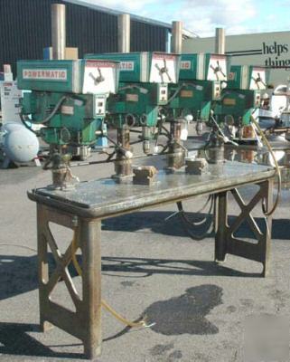 Powermatic 4 spindle drill press: 