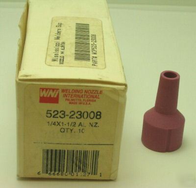 Weldcraft 523-23008 #4 alumina nozzle tig qty =4