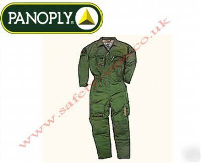 Green overalls boilersuit, knee pad pockets large