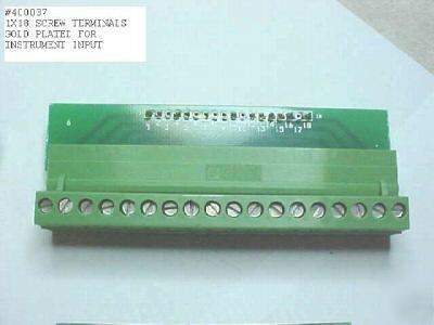 1X18 screw terminal breadboard plug in kit #400037