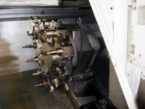 Okuma LB15II-c big bore 2-axis cnc turning machine