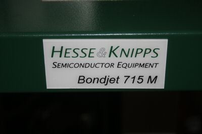 Hesse & knipps bondjet 715M bonder BJ715M flip chip