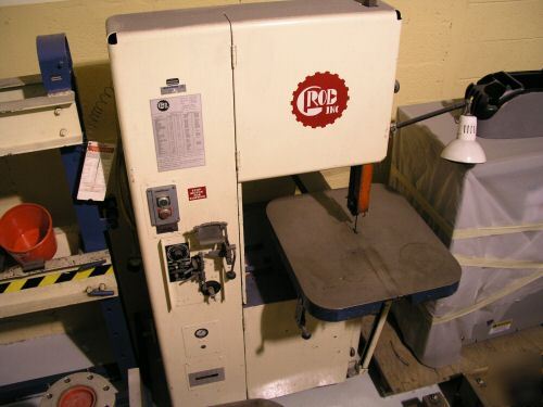 Grob vertical band saw model 4V-18, great condition 