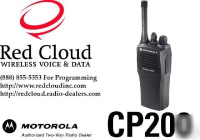 New motorola CP200 vhf 2-way radios