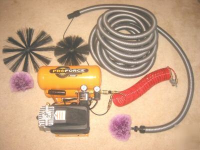New - duct brush air duct cleaning machine