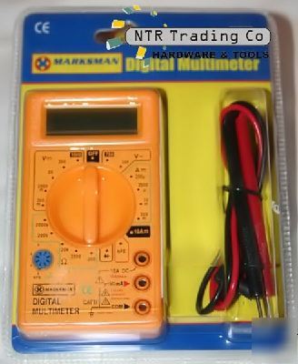 Marksman ac/dc digital multimeter tester 7F / 19R
