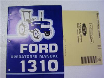 3 ford tractor operator manuals
