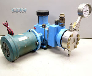 Lewa ek-1 metering pump with 1/4HP 208VAC 3PH motor EK1