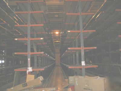 Used cantilever racks (roll formed columns)