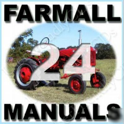 Ultimate farmall cub & lo-boy manual -24- manuals set 