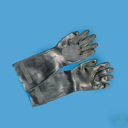 Galaxy black neoprene flock-lined gloves - large - doz