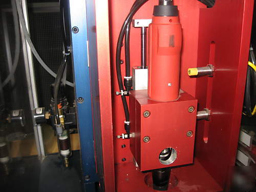 Pneumatic air press fixture w/ desoutter torque driver