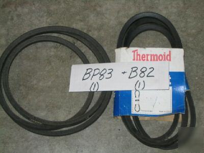 V belt BP83 dayco super blue B82 thermoid