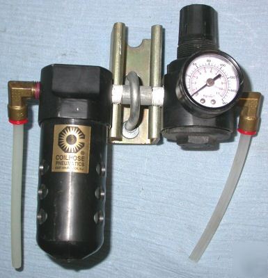 Coilhose pneumatics 26R2 regulator & gauge 26F2 filter