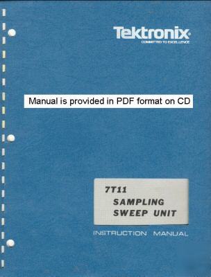 Tek tektronix 7T11 service & operation manual