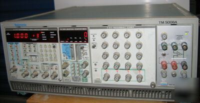 Tektronix TM5006A mainframe w/FG5010 DC5009 SI5010
