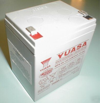 New 50 yuasa npx-25 12 volt rechargeable sealed battery