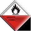 Spon.combustable sign-adh.vinyl-230X230MM(ha-015-ag)