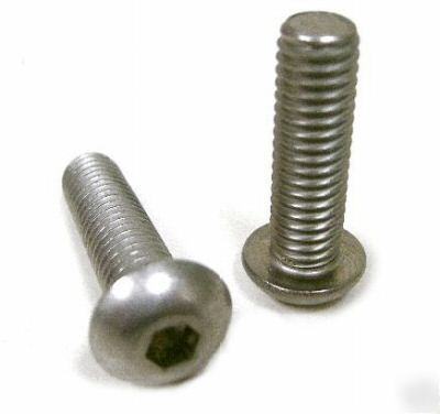 Stainless steel allen button head bolt 1/4-20 x 1-1/2