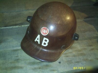 American bridge skullgard 1949 ironworker us steel abco