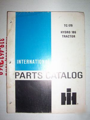 International hydro 186 tractor parts catalog