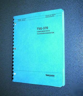 Tektronix TSG370 tv generator original service manual