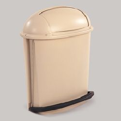 14-1/2 gallon foot pedal rolltop container-rcp 6177 bei